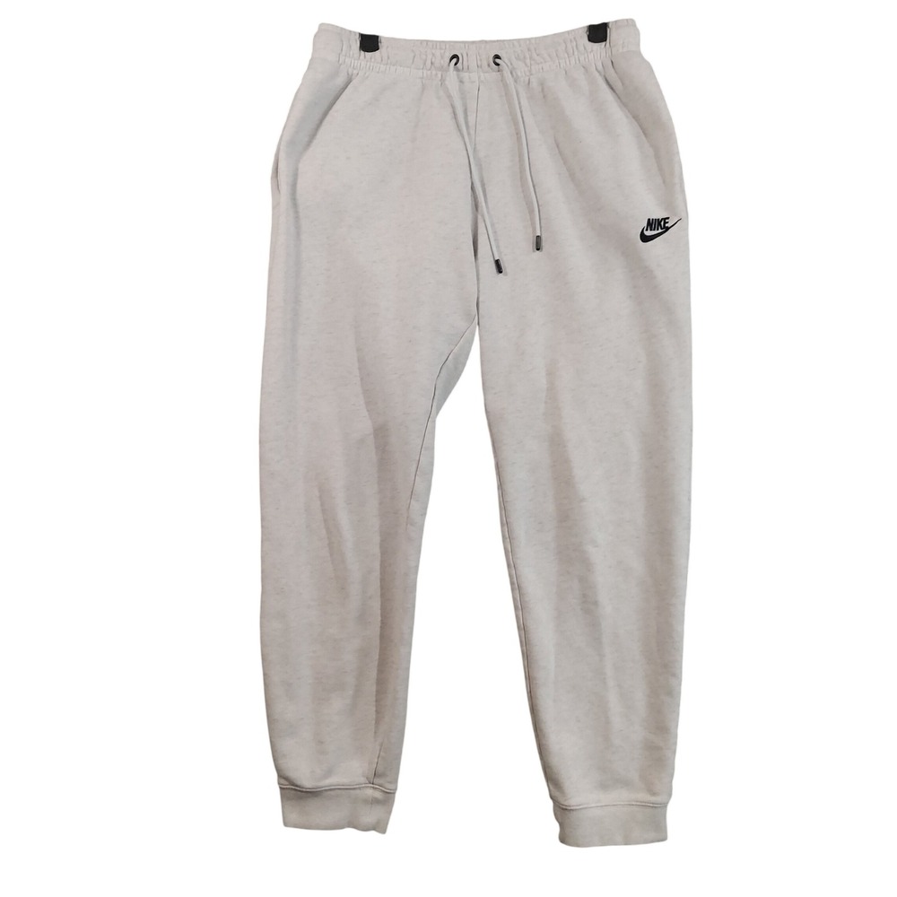 Nike Joggers Mens Medium Birch Heather Grey Club Fleece Sweatpants BV4095-051